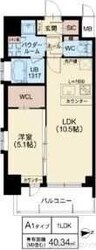 スプランディッド江坂IIIの物件間取画像